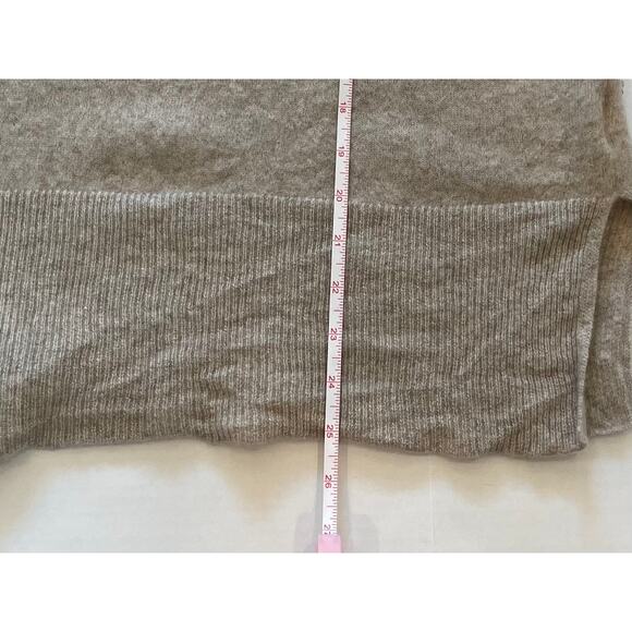 Charter Club 100% Cashmere Beige Long Tunic Turtleneck Sweater, Size S - Picture 12 of 12